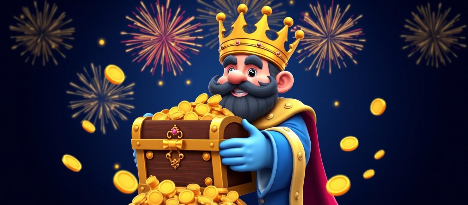 Royalspinia Bonussen schatkist met goud