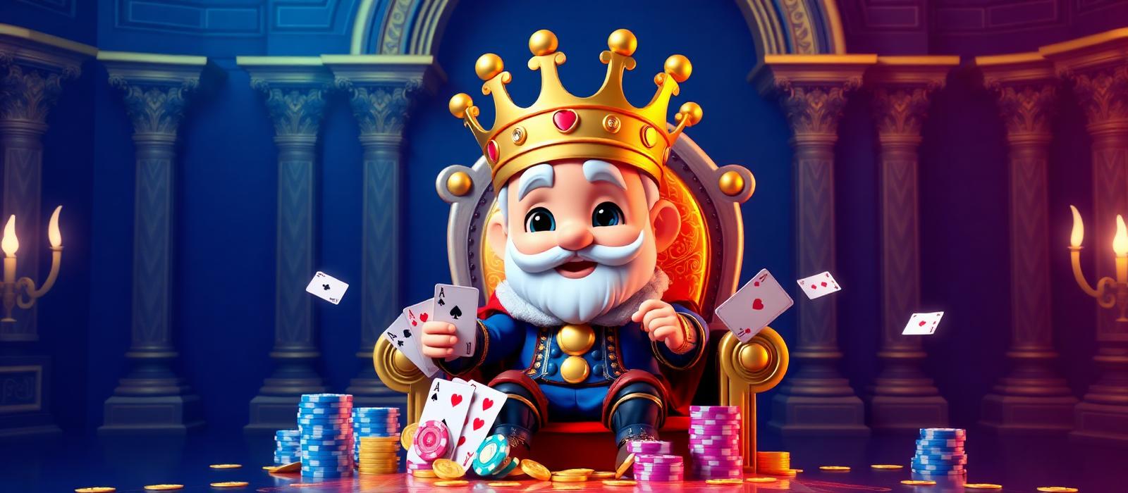 Royalspinia VIP Programma koning op troon